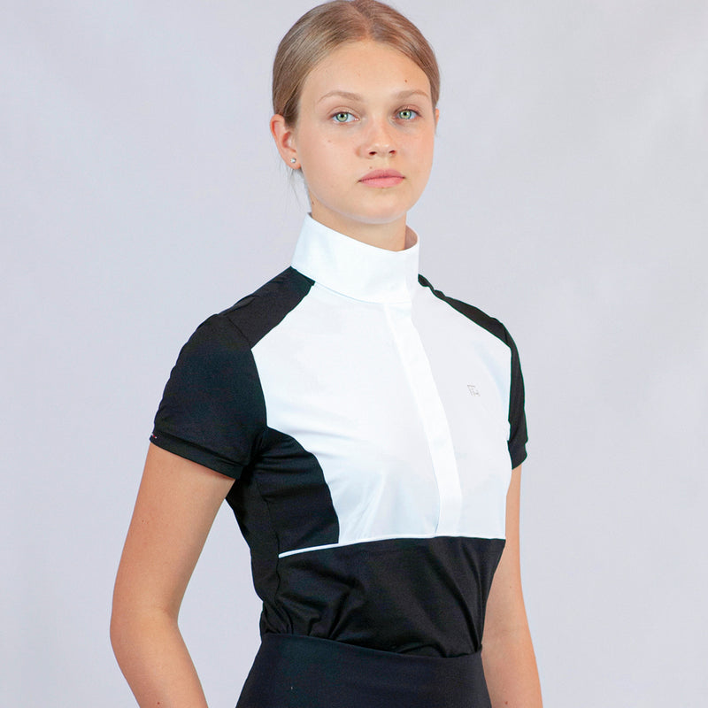 ForHorses Arietta SS Girls Show Shirt - Solids - Exceptional Equestrian